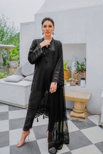 Pure Chiffon Dupatta - Black