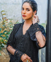 Products 3-Piece Embroidered Viscose Suit - Black