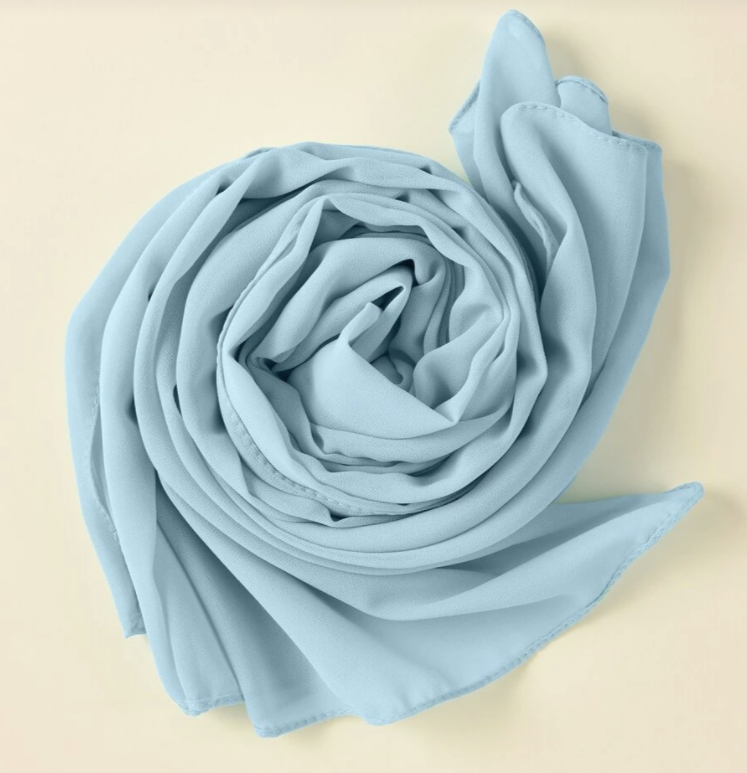 Chiffon Hijab – Blue