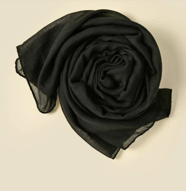 Chiffon Hijab – Black